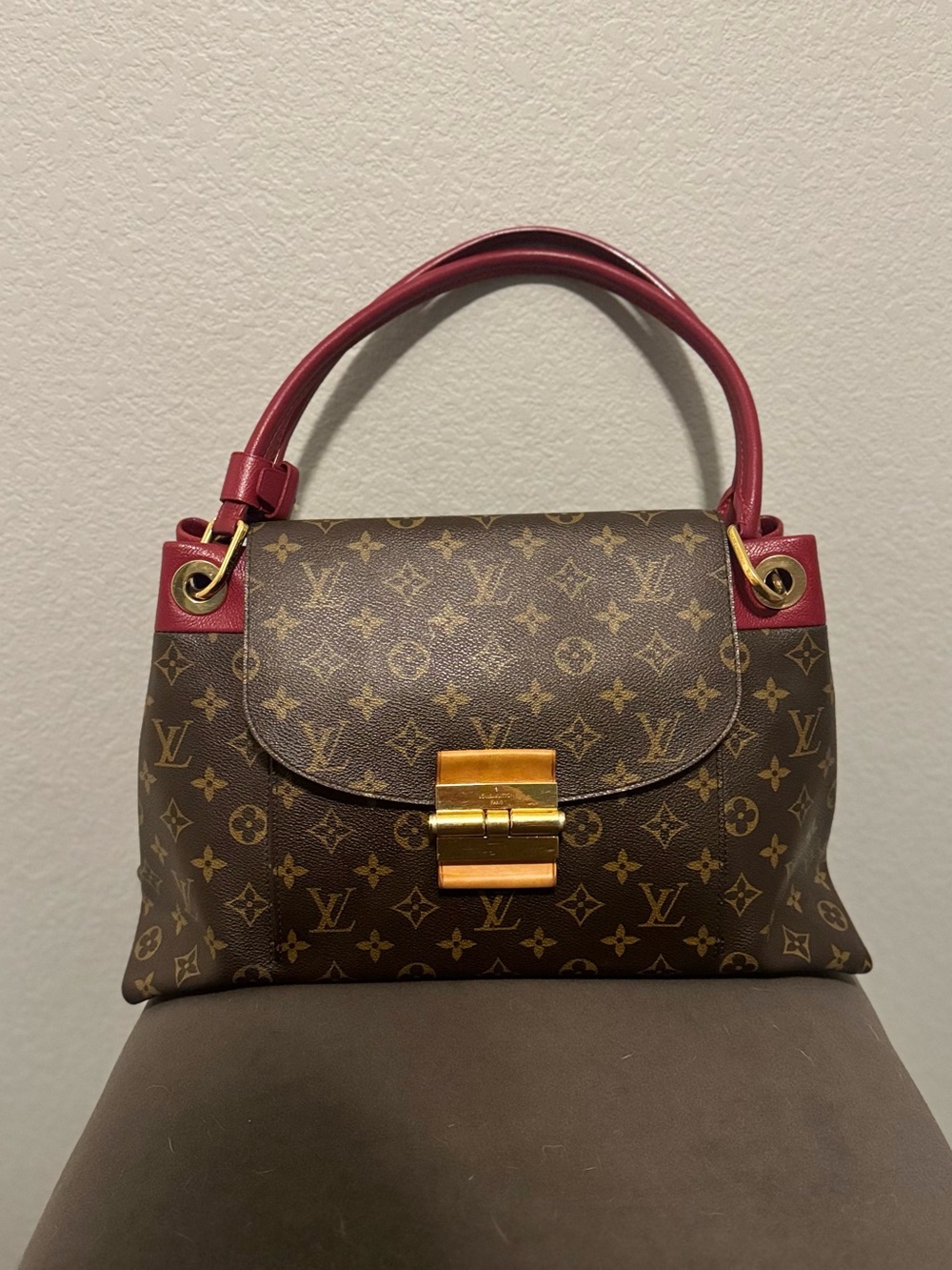 Louis Vuitton Olympe Monogram with Red Trim